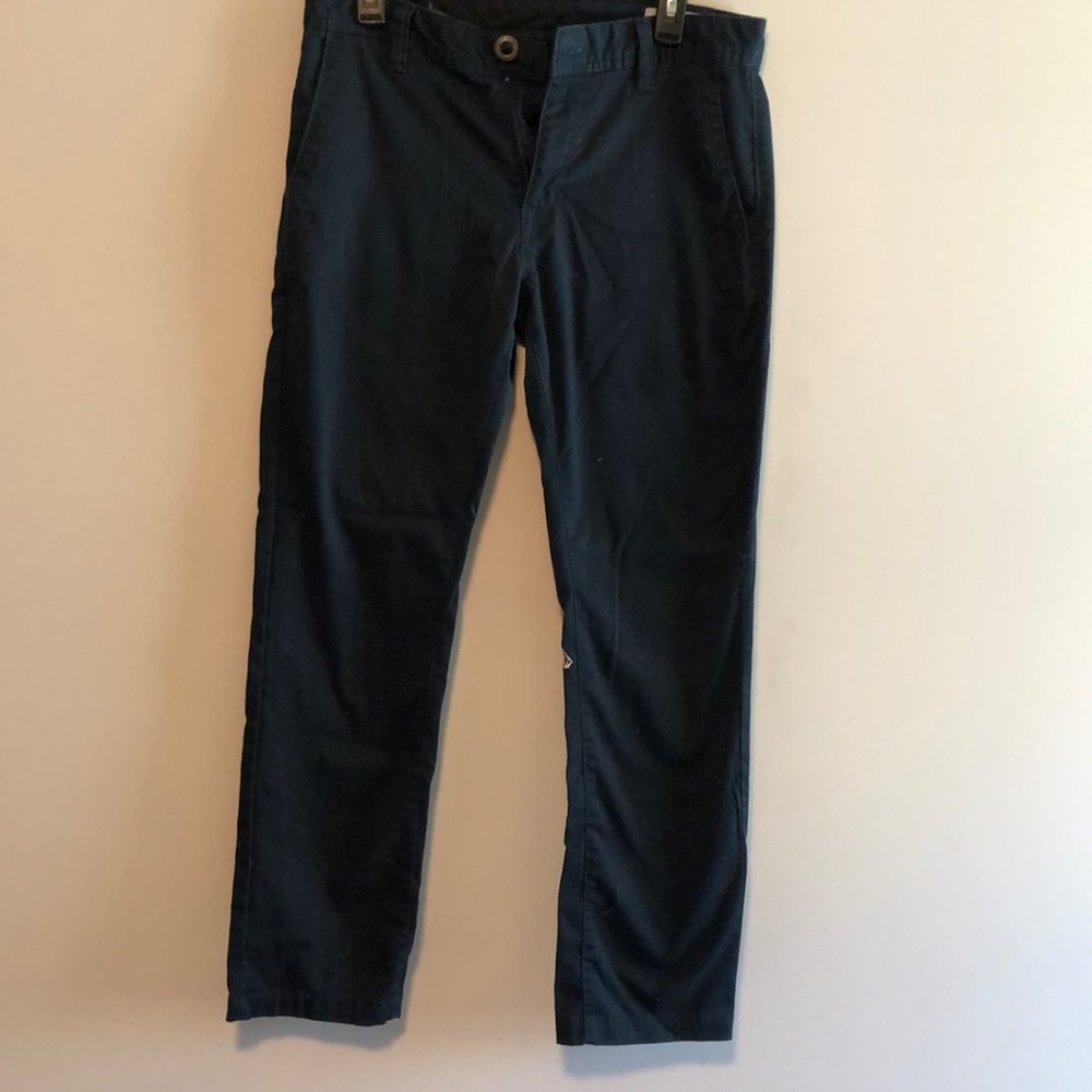 Men’s Volcom navy chinos